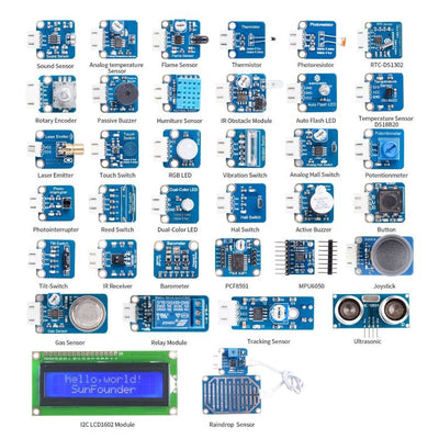 37 Modules Sensor Kit V2.0 for Raspberry Pi